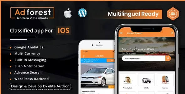 AdForest - Classified Native iOS App