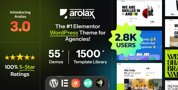 Arolax - Creative Digital Agency Theme