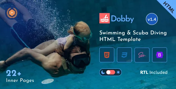 Dobby - Swimming & Scuba Diving HTML Template