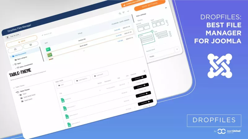 Dropfiles - Powerful File Manager for Joomla