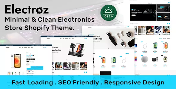 Electroz - Minimal & Clean Electronics Store Shopify 2.0 Theme