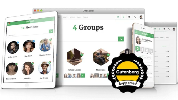 OneSocial - Premium Responsive WordPress / BuddyPress Theme