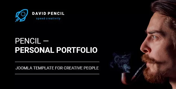 Pencil - Personal Portfolio and One Page Resume, Responsive Joomla Template