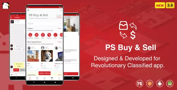 PS BuySell - Olx, Mercari, Offerup, Carousell, Buy Sell Clone Classified App