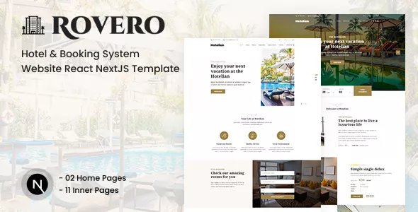 Rovero - Hotel & Booking Service HTML Template