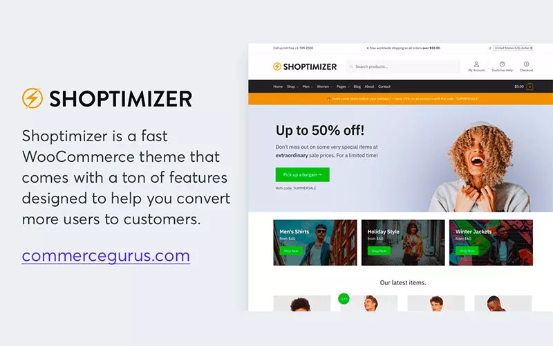 Shoptimizer - The Fastest WooCommerce Theme