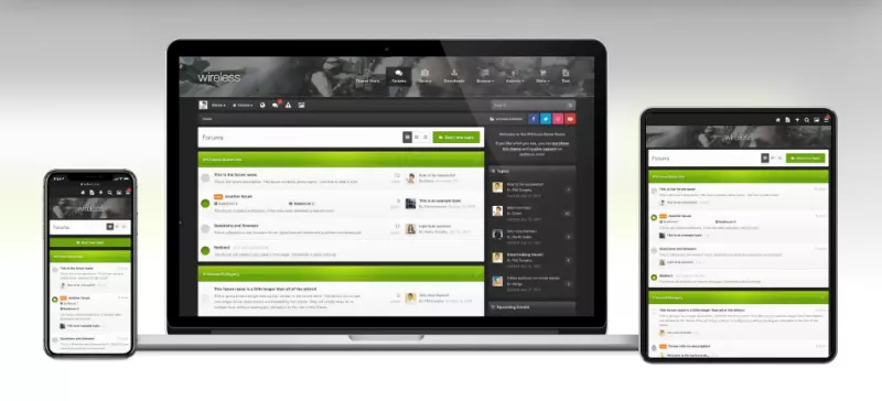 Wireless - Premium Gaming Style Invision Community 4.4.x