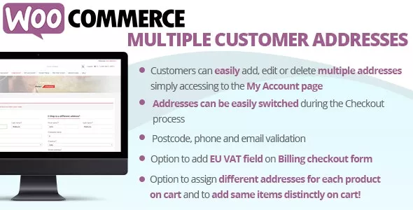 WooCommerce Multiple Customer Addresses & Shipping