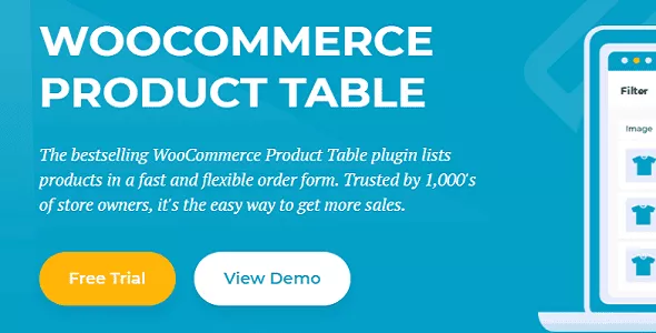 WooCommerce Product Table - Bestselling Product Table Plugin