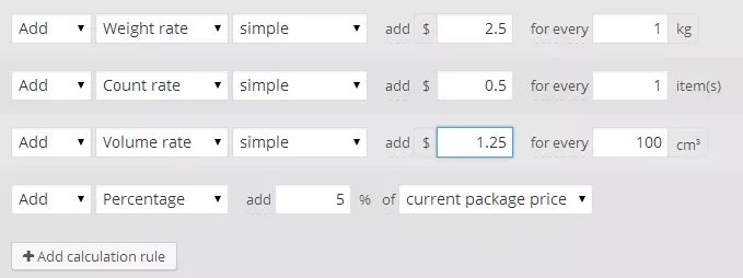 WooCommerce Tree Table Rate Shipping
