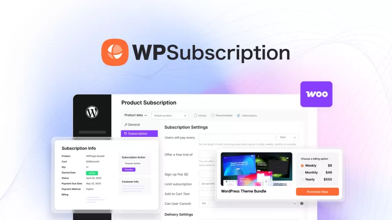 WPSubscription Pro - WooCommerce Subscription Made Easy