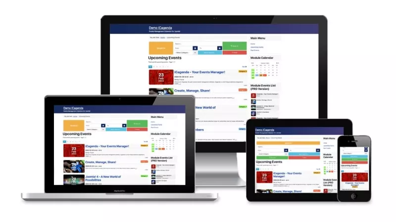 iCagenda Pro - Events Management for Joomla