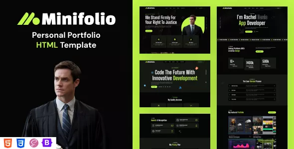 Minifolio - Personal Portfolio HTML Template