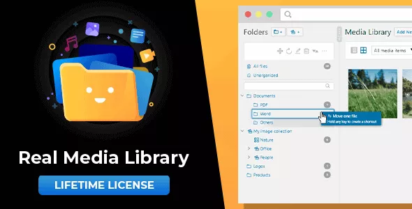 Real Media Library - Media Library Folder & File Manager for Media Management