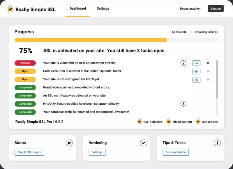 Really Simple SSL Pro - WordPress SSL Certificate