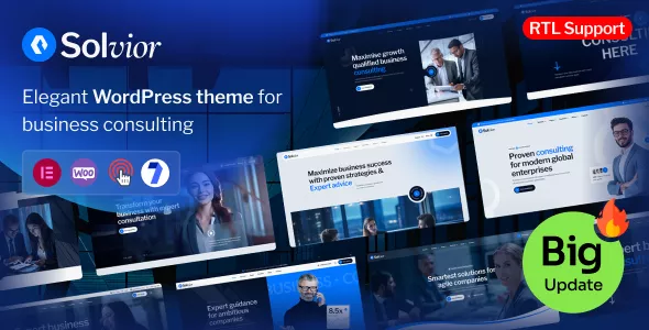 Solvior - Business Consulting WordPress Theme