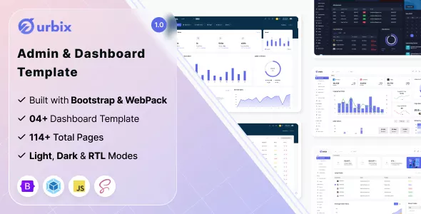 Urbix - Bootstrap Admin & Dashboard Template
