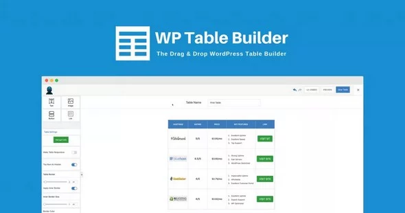 WP Table Builder Pro