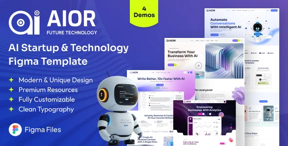 Aior - AI Startup & Technology HTML Template