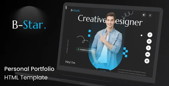 Bran Star - Personal Portfolio CV Resume HTML Template