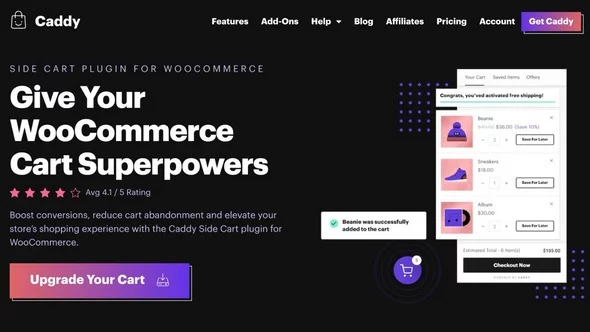 Caddy Pro - The Smarter Side Cart Plugin for WooCommerce