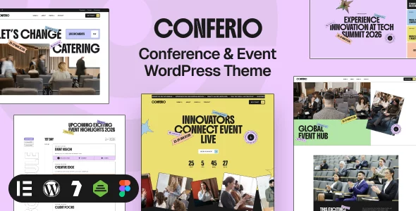 Conferio - Event Conference WordPress Theme