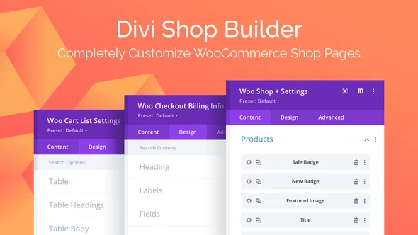 Divi Shop Builder for WooCommerce