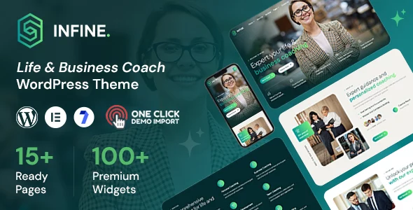 Infine - Business and Life Coach WordPress Theme