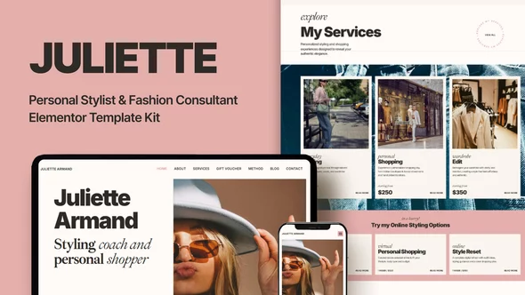 Juliette - Personal Stylist & Fashion Consultant WordPress Theme