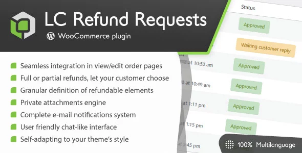 LC Refund Requests - WooCommerce Refunds Manager