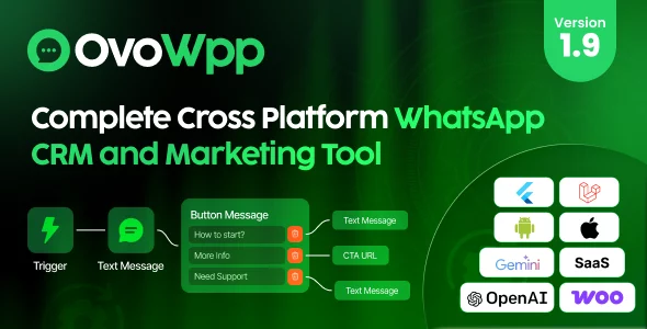 OvoWpp - Complete Cross Platform WhatsApp CRM and Marketing Tool