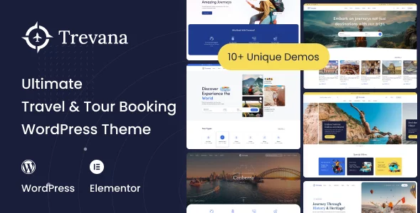Trevana - Travel & Tour Booking WordPress Theme