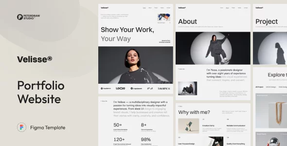 Velisse - Personal Portfolio & Creative Agency HTML Template