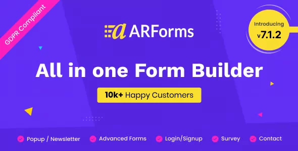 ARForms - WordPress Contact Form Plugin/Form Builder