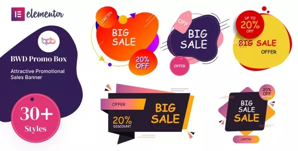 BWD Promo Box Elementor Addons
