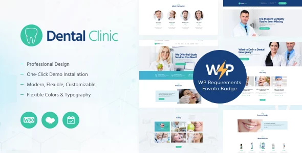 Dental Clinic - Medicine & Healthcare Doctor WordPress Theme