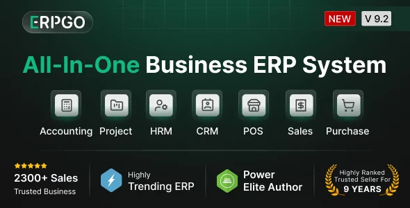 ERPGo SaaS - All-In-One Business ERP System