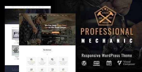 Mechanic - Auto Repair WordPress Theme