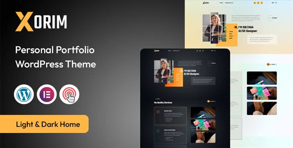 Xorim - Personal Portfolio & Resume WordPress Theme