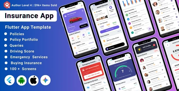 AI-Powered Insurance Agency Flutter App Template