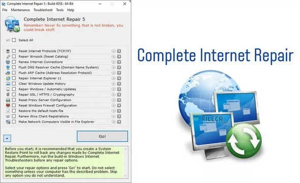 Complete Internet Repair Portable