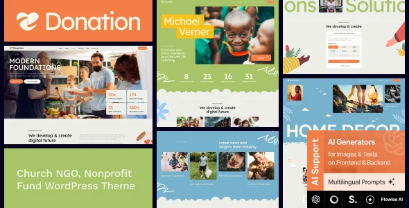 Donation - Church NGO, Nonprofit Fund WordPress Theme