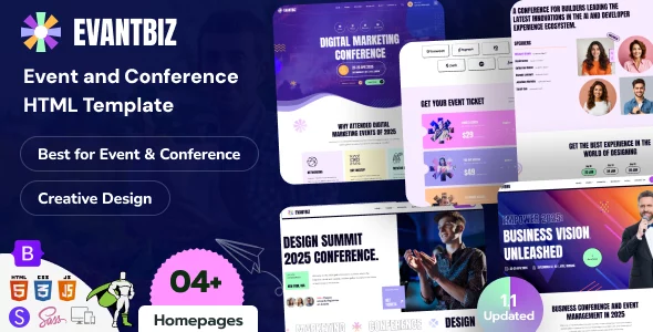 Evantbiz - Conference & Events WordPress Theme