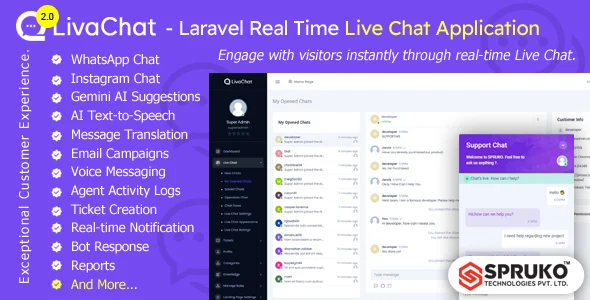 LivaChat - Real-Time Live Chat CRM to Boost Sales & Support