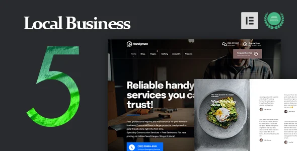 Local Business - WordPress Theme for Small Businesses