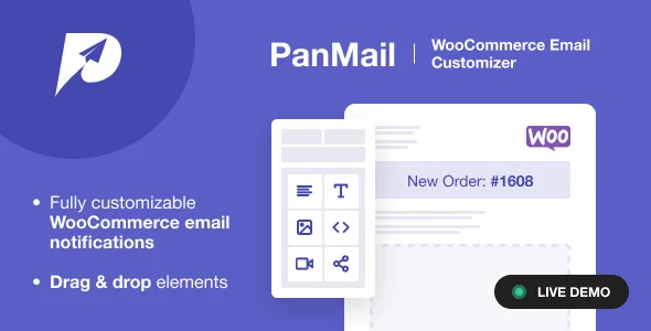 PanMail v1.1.0 - WooCommerce Email Customizer