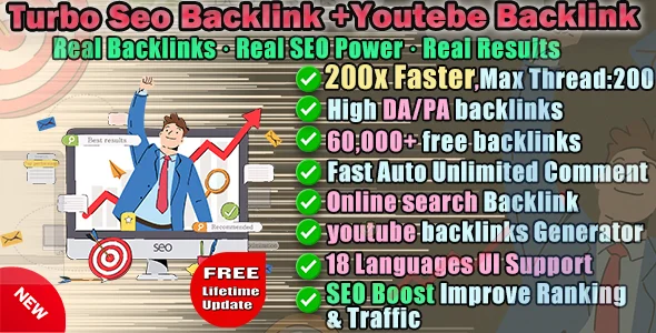 Turbo Seo Backlink + Youtube Backlink Generator