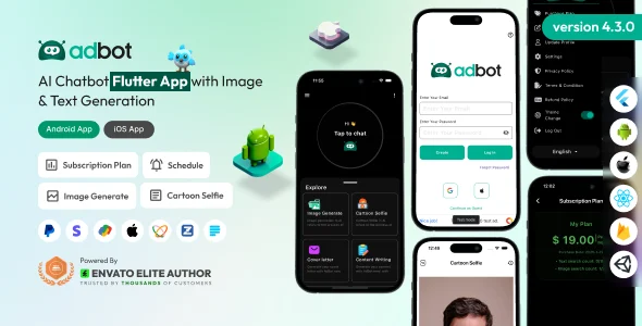 AdBot - ChatGPT Open AI Android and iOS App