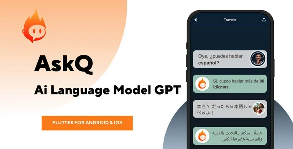 AskQ - Ai Language Model GPT - Flutter