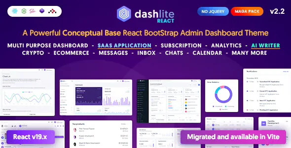 DashLite - React Admin Dashboard Template
